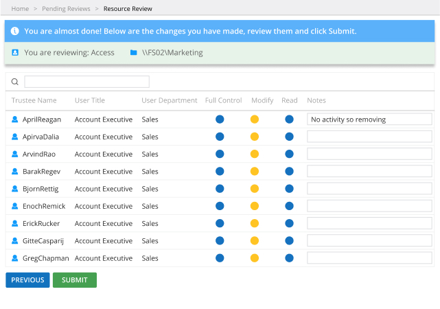 screenshot of Netwrix Access Analyzer